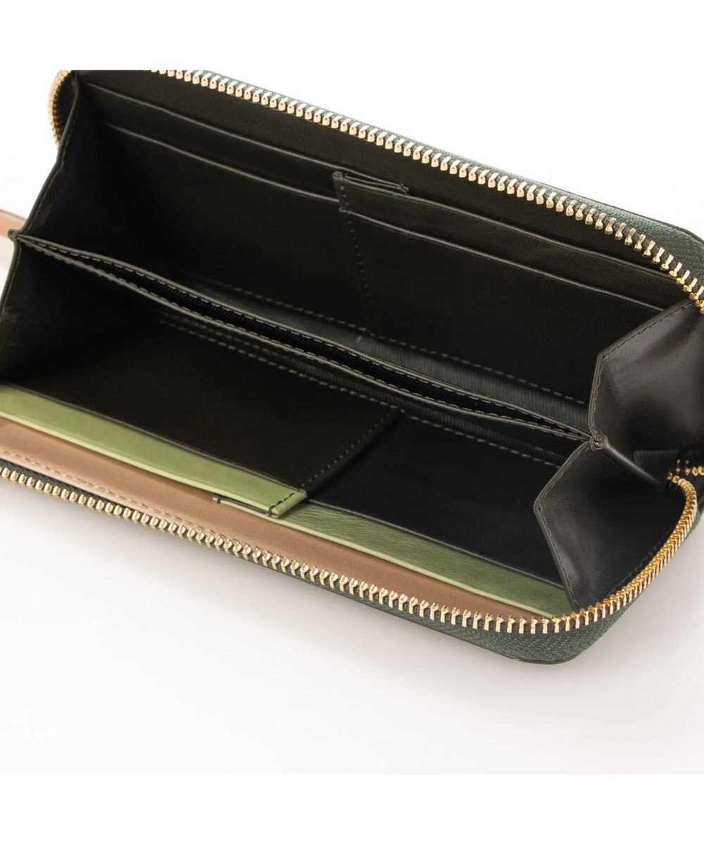 UNBILLION perche ジェムストーンチャームラウンド長財布 