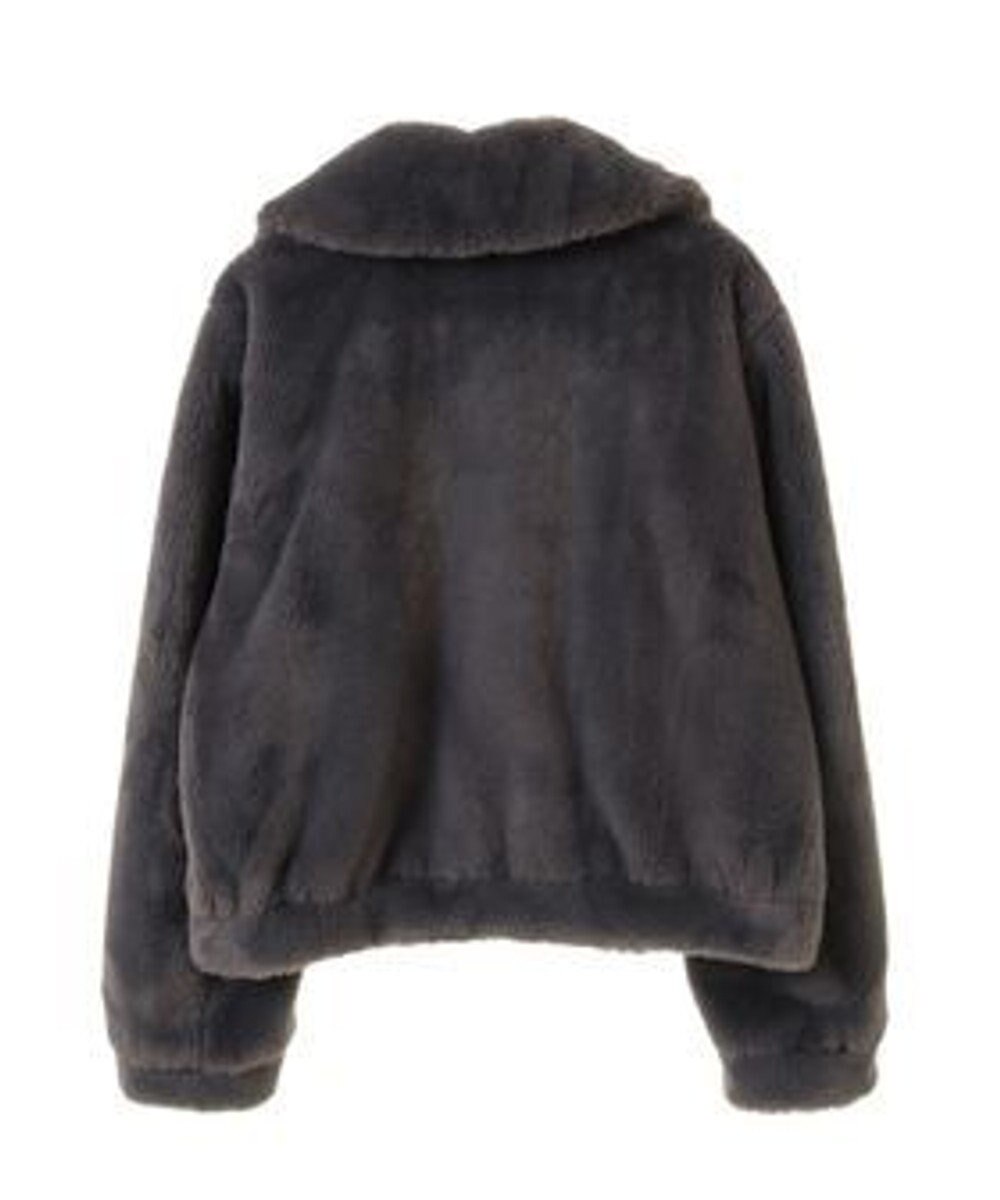 earth music&ecology ファーショートコート 