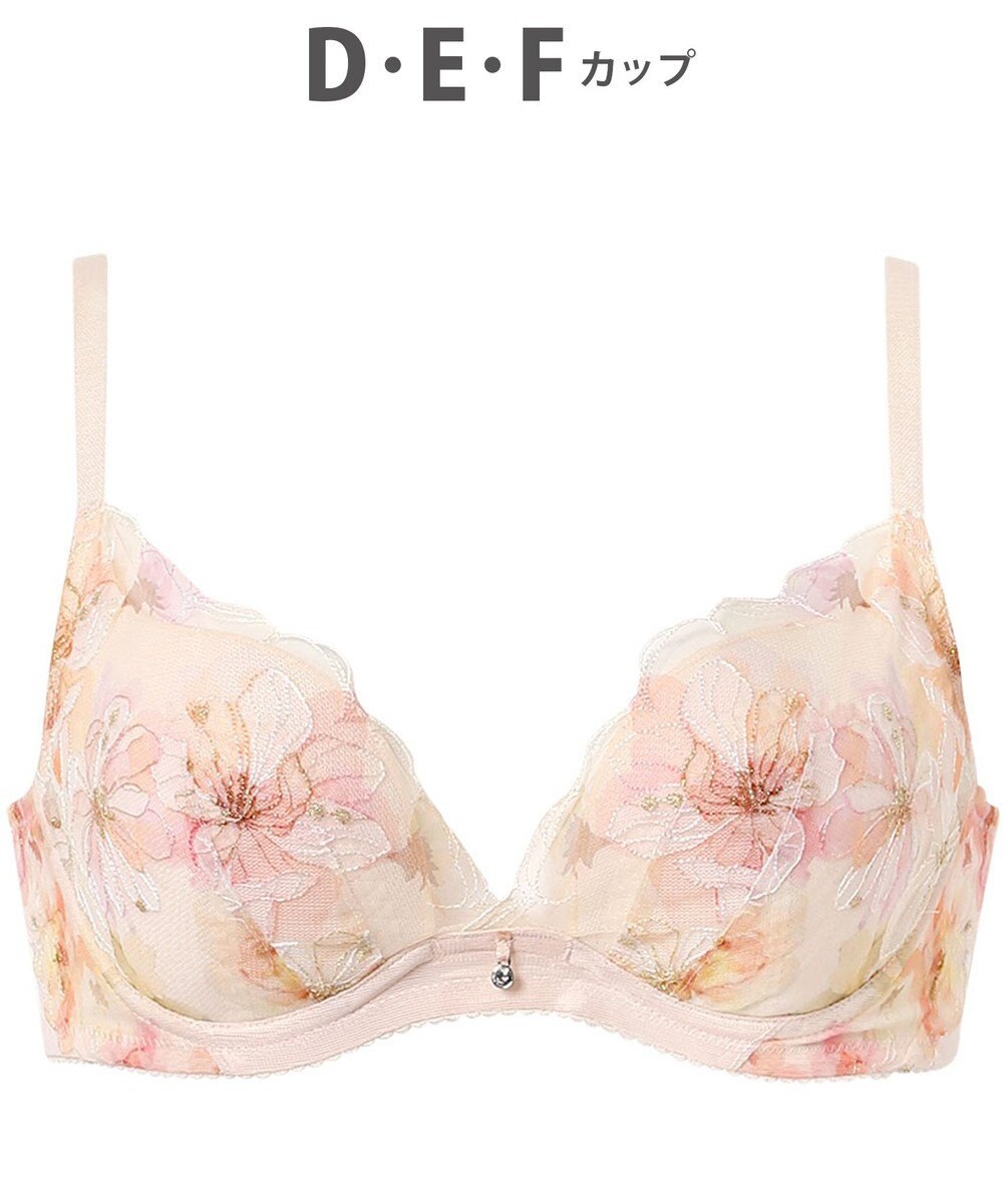 WACOAL ブラジャー 【夏めくブラ】 メッシュ素材(カップ) さらり爽快 バストメイク機能 夏 夏ブラ レディース BXB475 /ワコール 