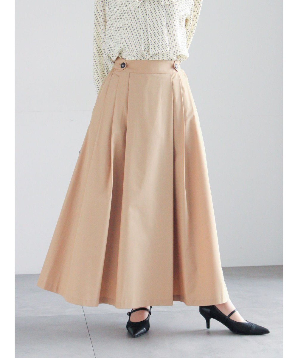 Te chichi タイプライタータックフレアスカート 