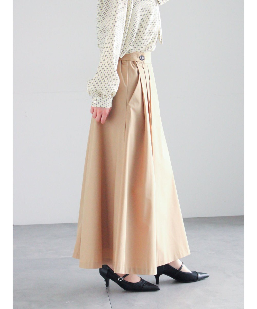 Te chichi タイプライタータックフレアスカート 