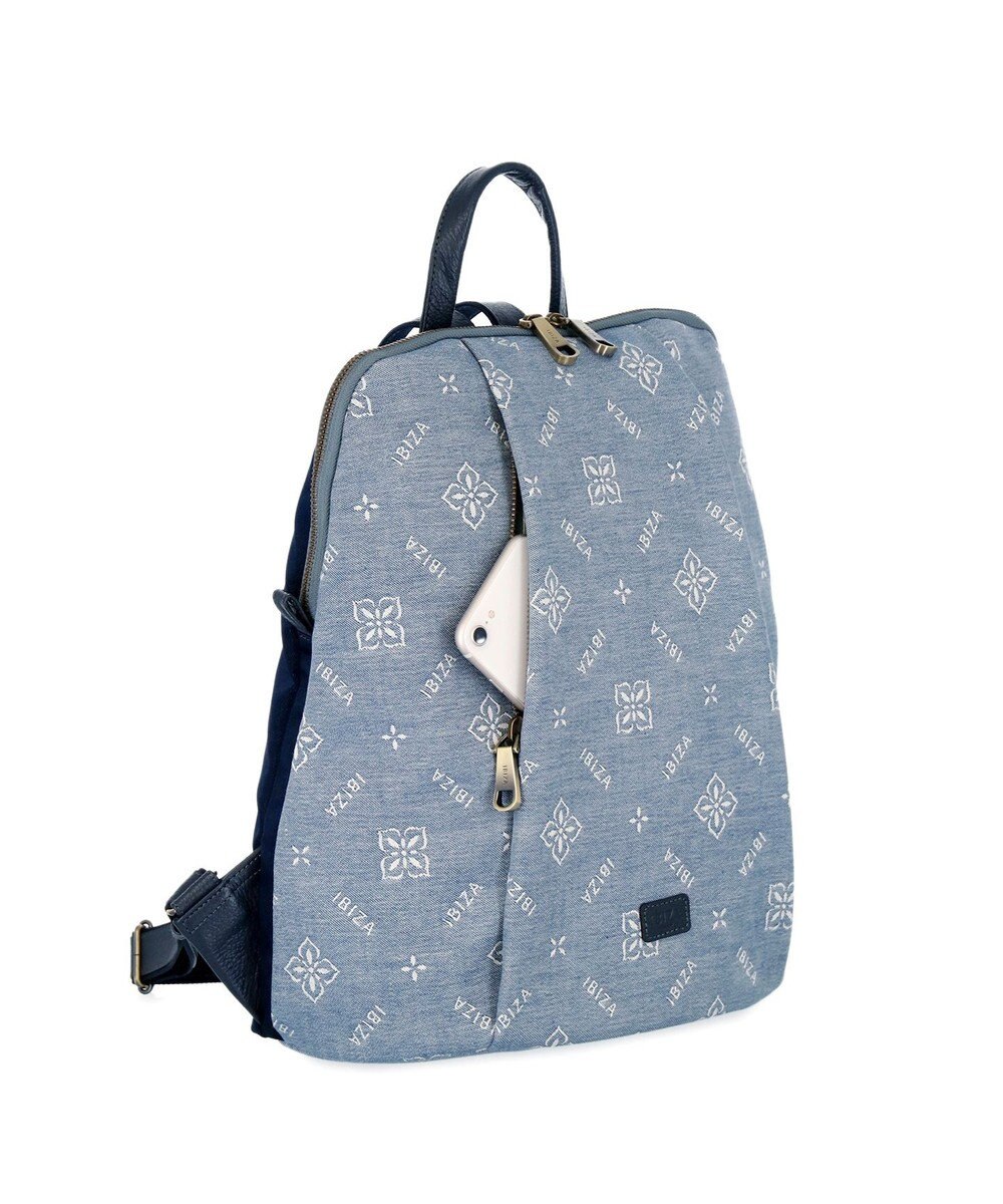 IBIZA アスール　ロゴデニム　リュック 
