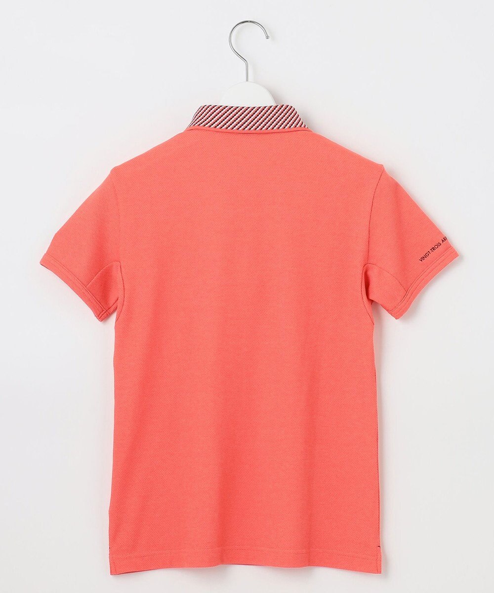 23区GOLF 【WOMEN】ハニカムライト鹿子 半そでポロシャツ 