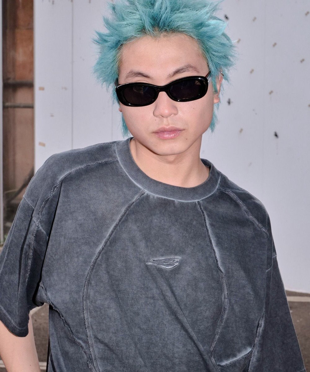 WEGO 【ユニセックス着用ITEM/MLサイズ展開】コールドダイスウィッチングロゴT（SS） 