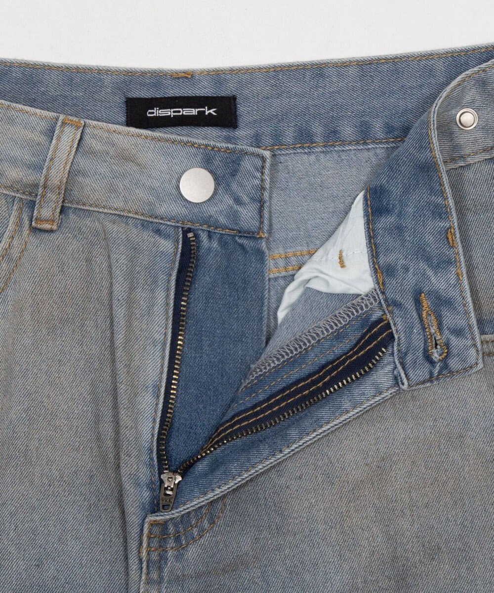 WEGO ウエストクロスワイドデニム 