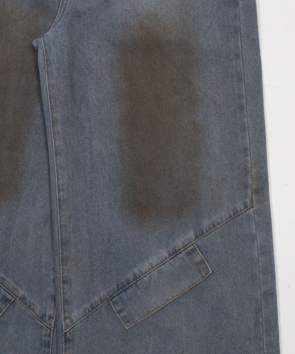 WEGO ウエストクロスワイドデニム 