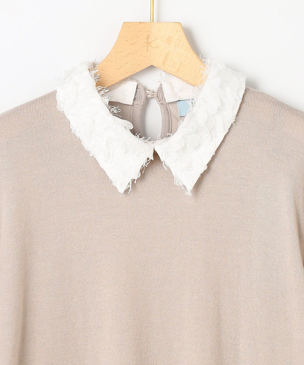 組曲 S 襟付きニットアップ 