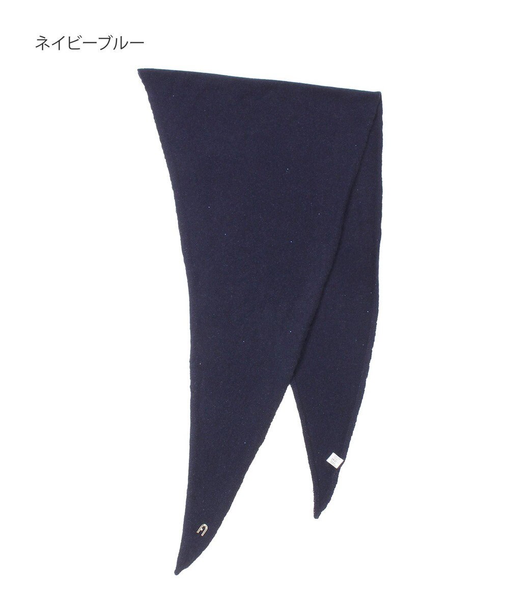 MOONBAT FURLA(フルラ）カシミヤ スパンコール トライアングルストール 