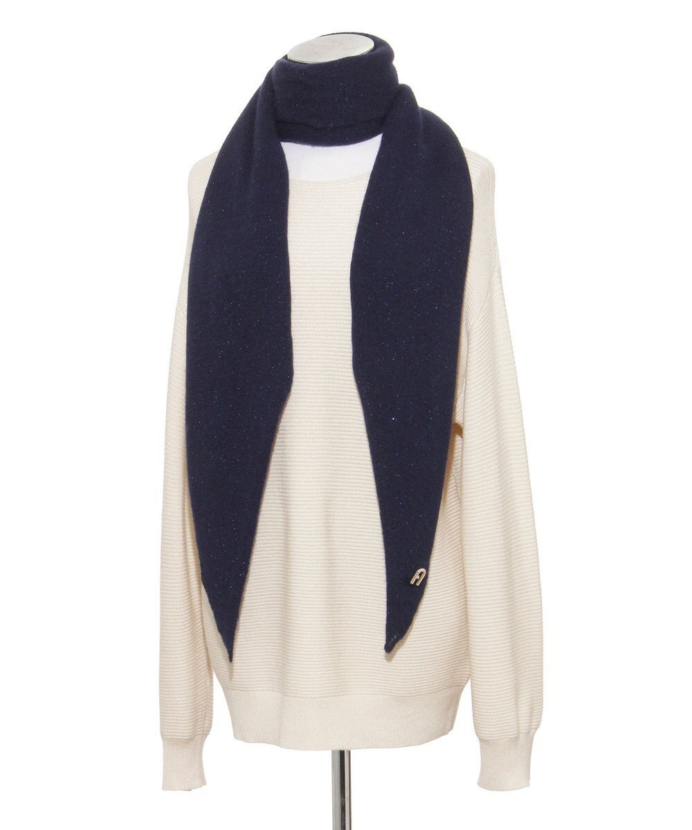 MOONBAT FURLA(フルラ）カシミヤ スパンコール トライアングルストール 