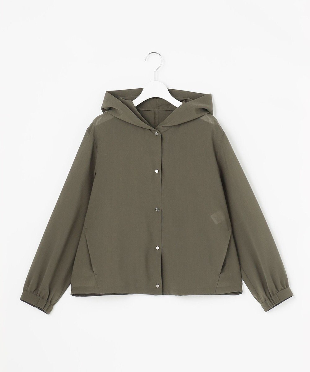 J.PRESS LADIES S RELAXION Sheer ボイル フーデッド ジャケット 