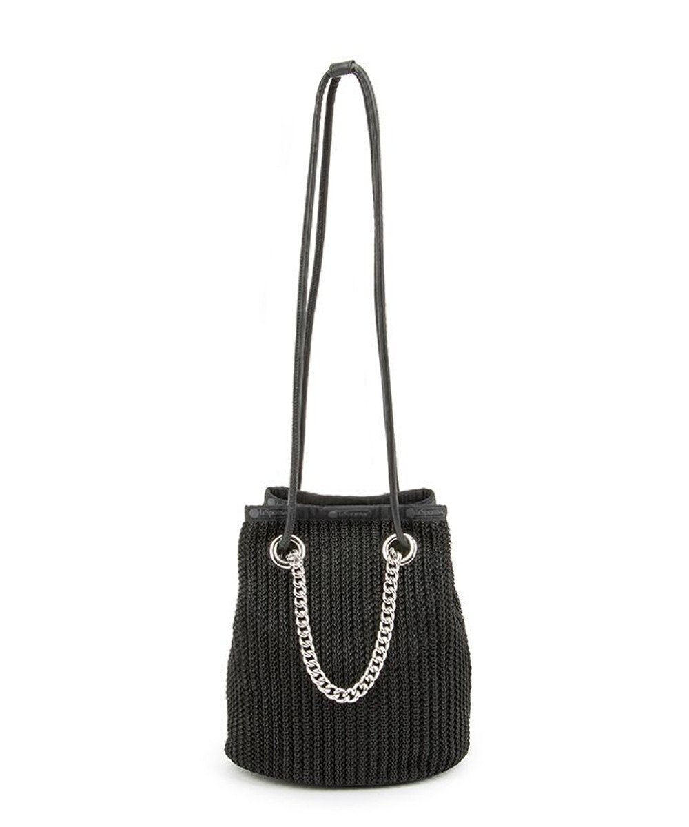 LeSportsac CHAIN CROCHET SM BUCKET/ブラッククロシェ 