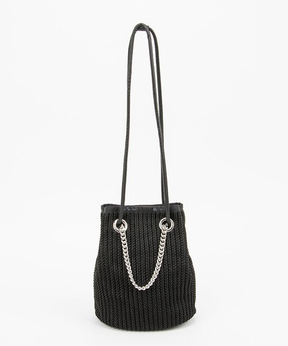 LeSportsac CHAIN CROCHET SM BUCKET/ブラッククロシェ 