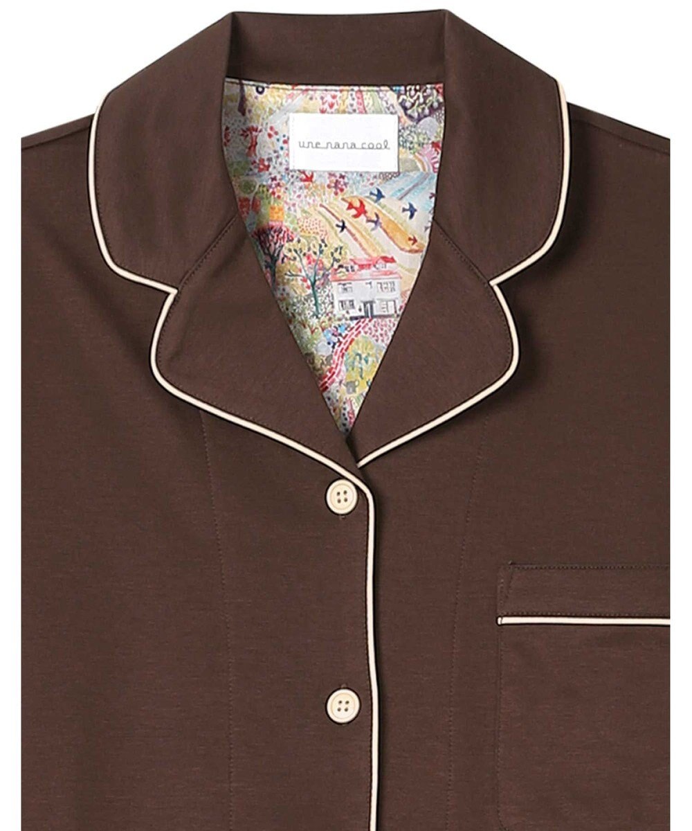 une nana cool 【綿100％】シルケットスムースパジャマ　MADE WITH LIBERTY FABRIC 