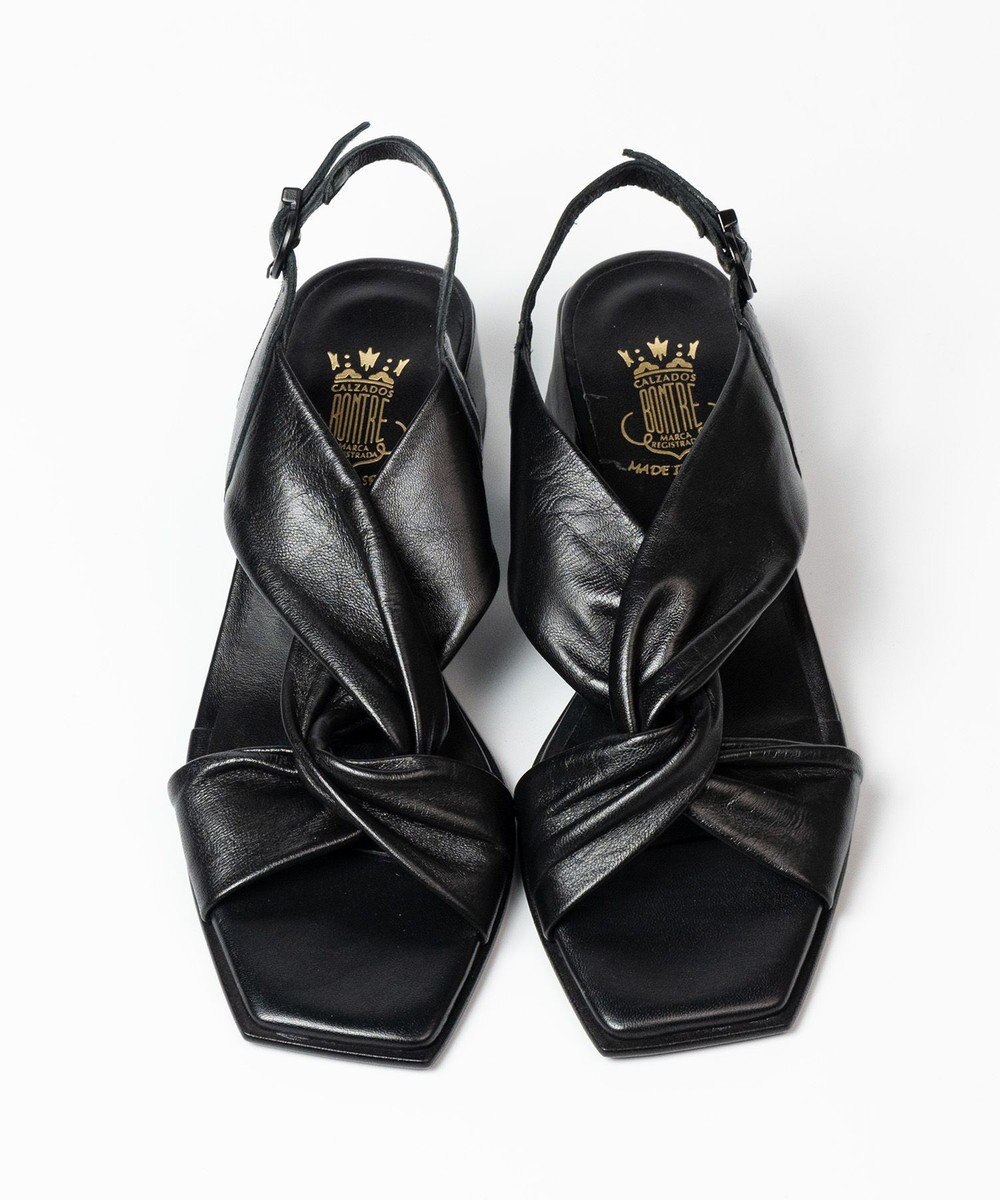 BONTRE 【BONTRE/ボントレ】ツイストヒールサンダル 