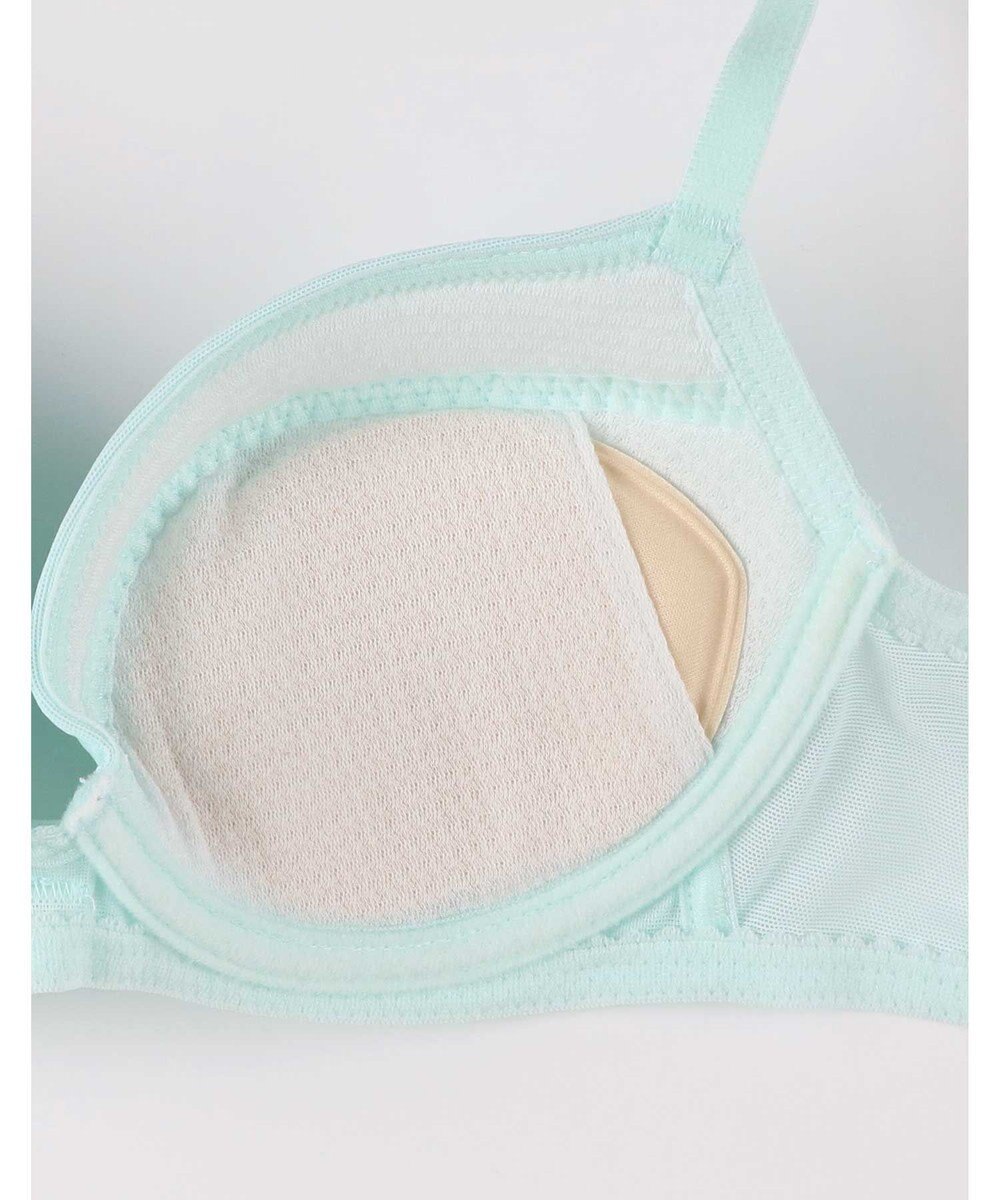 une nana cool 胸もとフィットをリボンでキープ リボンブラ 