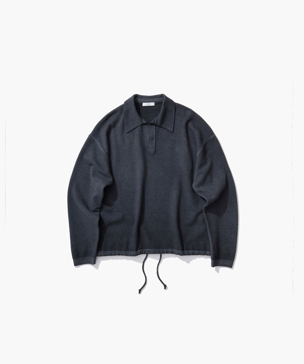 ATON VINTAGE KNIT | スキッパーポロセーター 