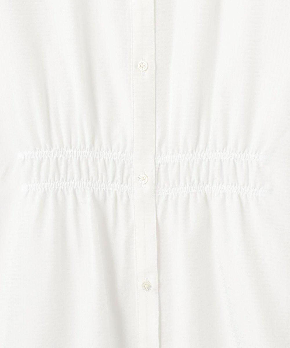 J.PRESS LADIES S 【洗える】アセVisシャドーギンガム シャーリング ブラウス 