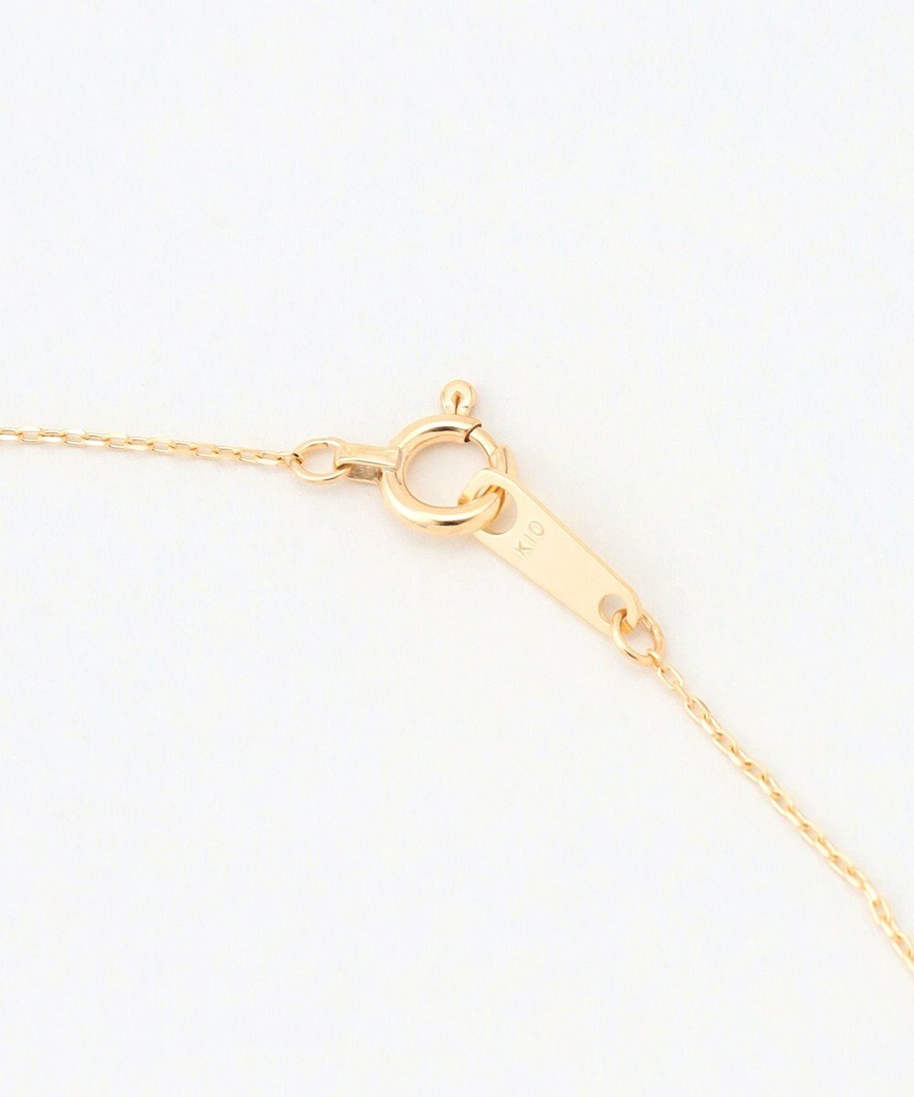 TOCCA 【WEB＆数量限定】PIECE OF FLOWER NECKLACE K10 ピンクトルマリン ダイヤモンド ネックレス 