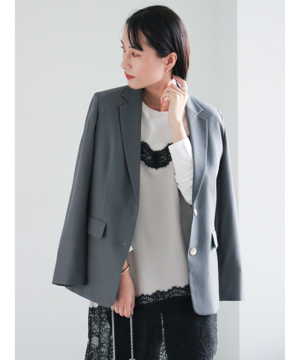 Te chichi シングルブレストテーラードジャケット《2026 spring catalog item》 