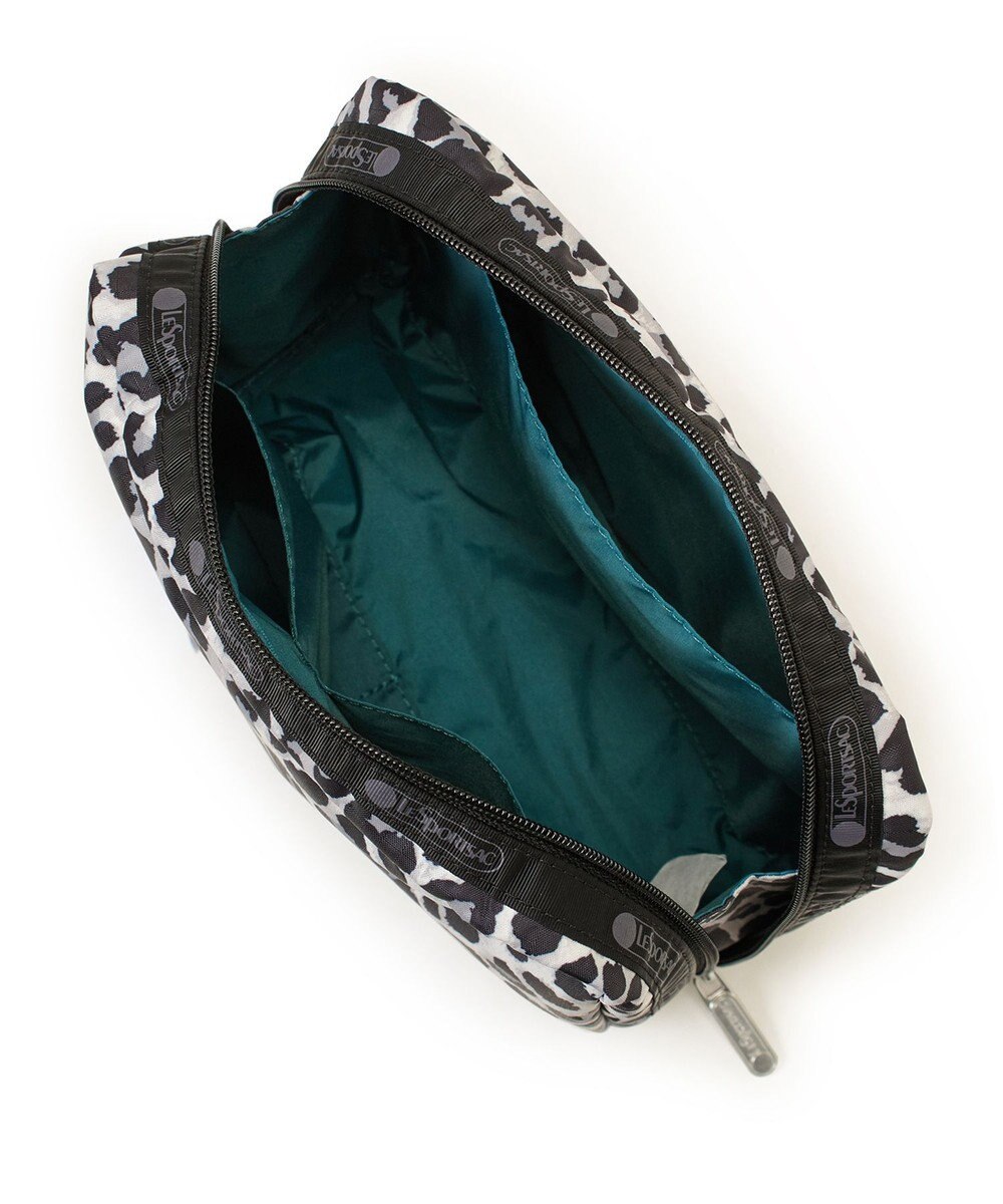 LeSportsac EXTRA LARGE RECTANGULAR COSMETIC/ニュートラルレオパード 