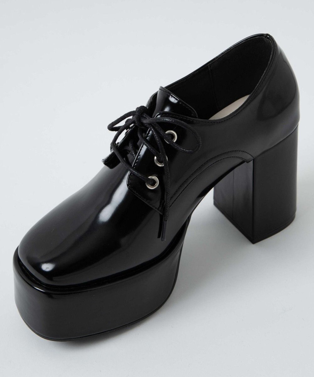 WEGO ボリュームヒールレースアップシューズ 