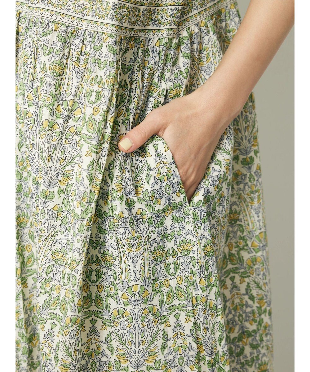 CRAFT STANDARD BOUTIQUE インド綿アラベスク柄ワンピース 