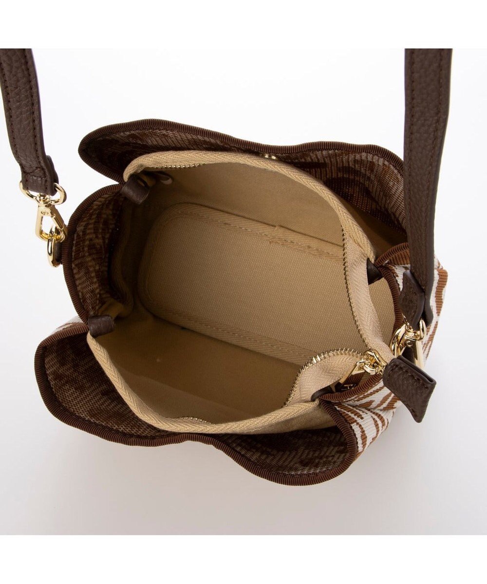 UNBILLION カシュカシュ cachecache / 柄アソートジャガード三つ口ショルダーバッグ 