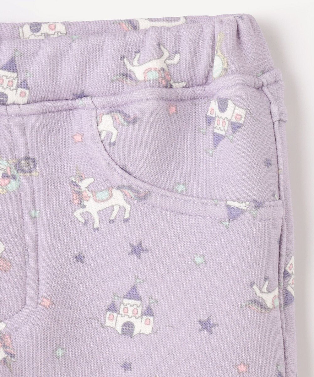 ANY KIDS 7days 裏シャギー 総柄 パンツ 