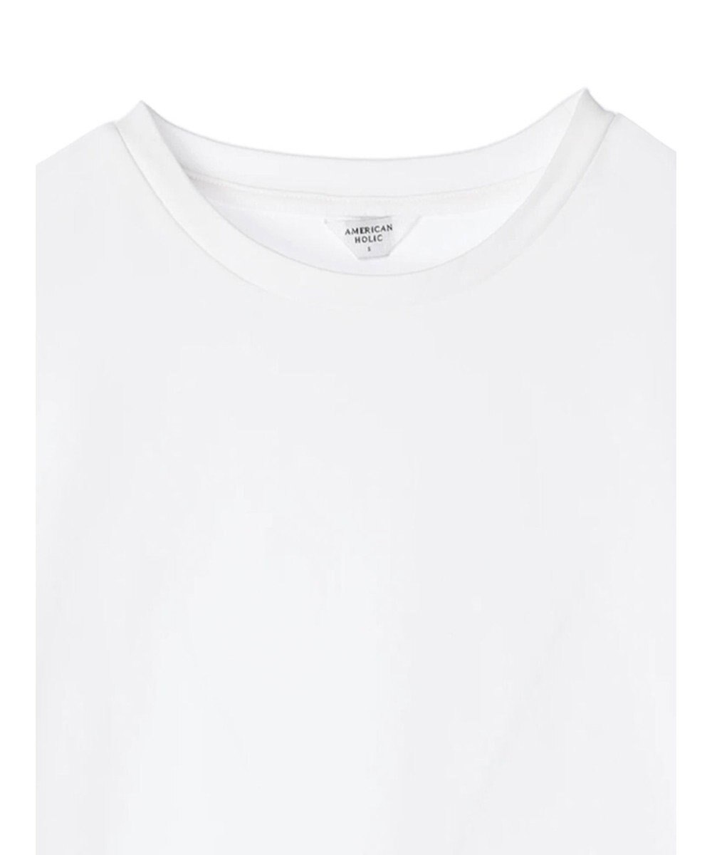 AMERICAN HOLIC キレイＣＯＴＴＯＮクルーネックカットプルオーバー 