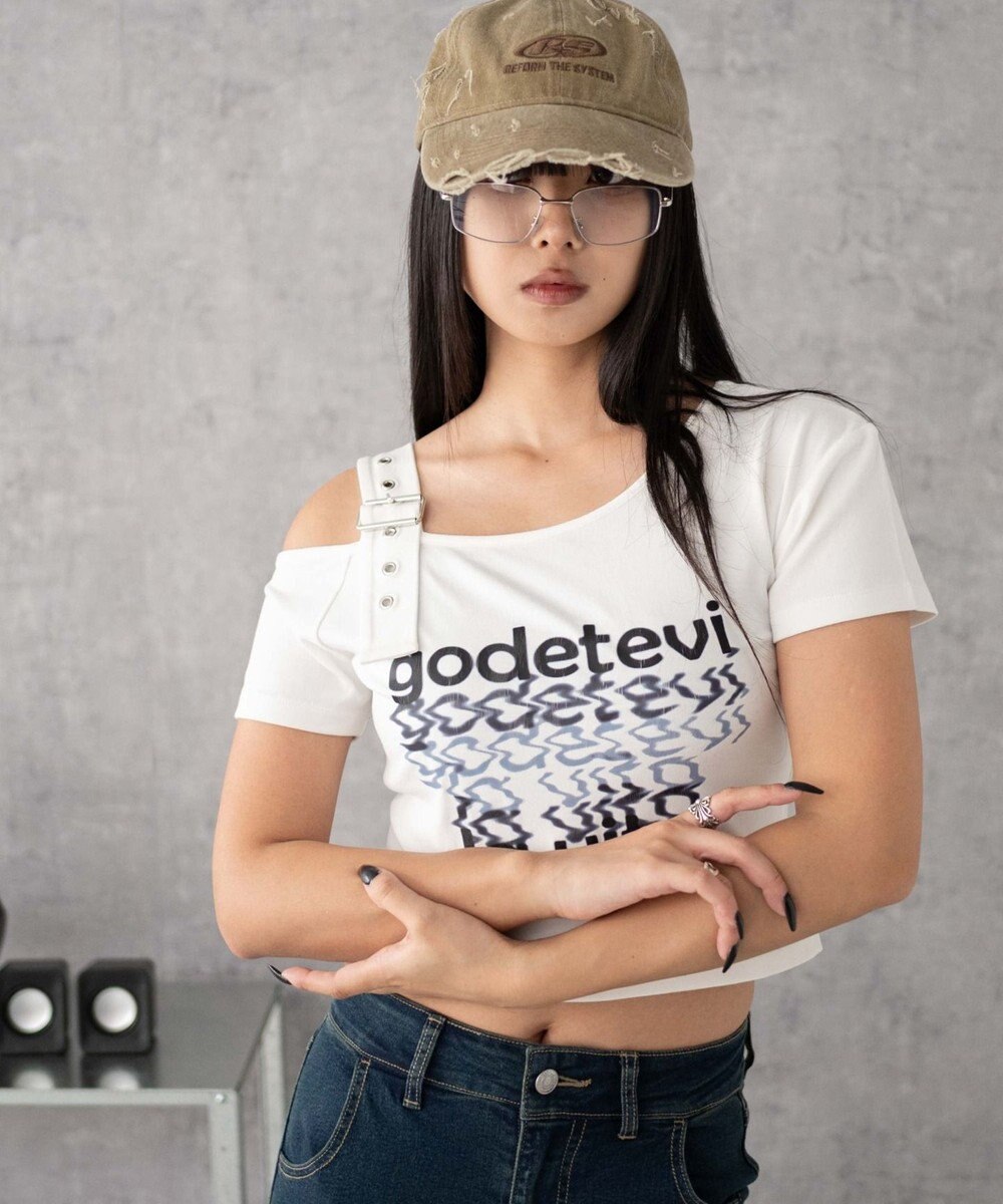 WEGO ベルトワンショルグラフィックちびT 