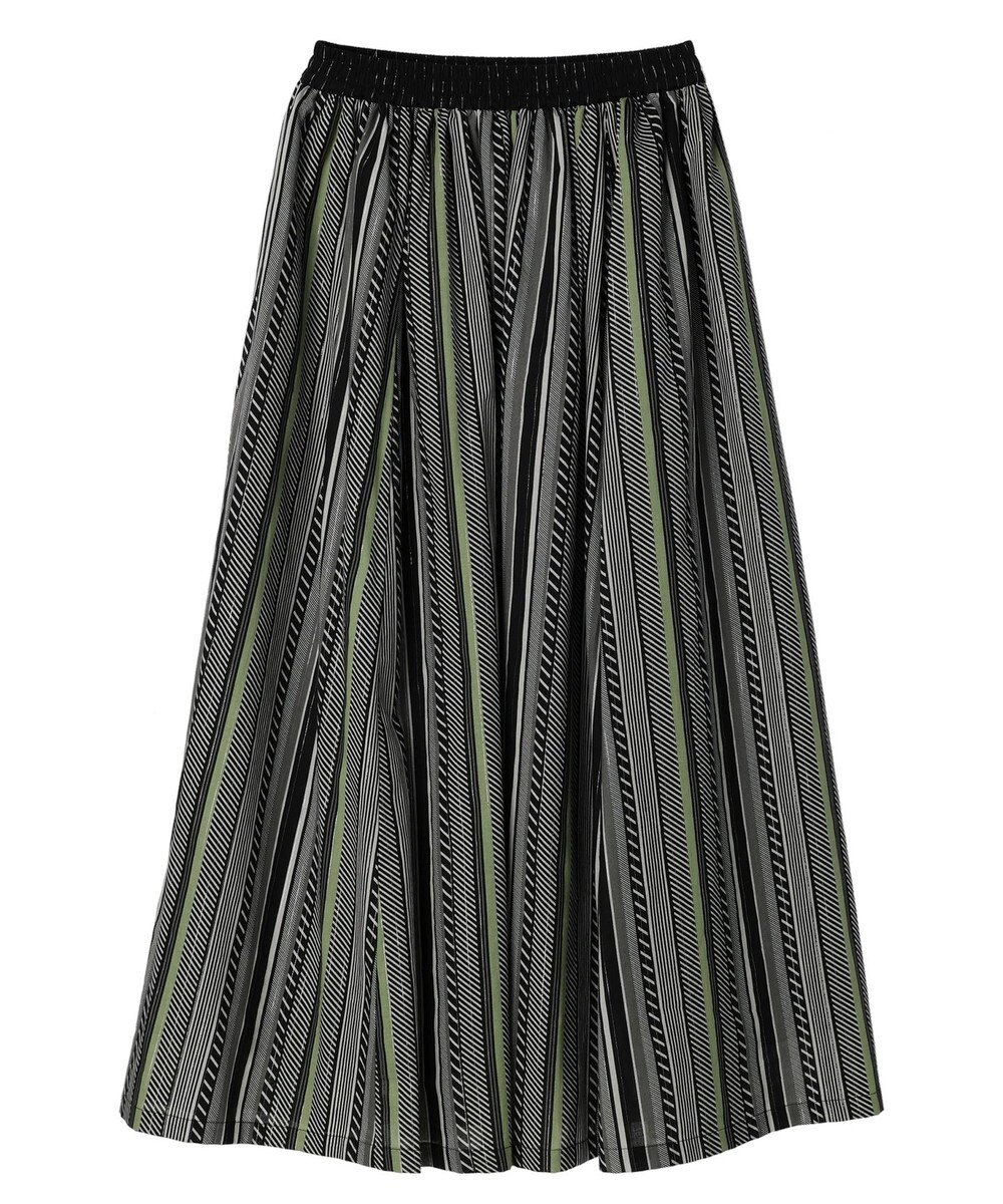 Green Parks ・ＥＬＥＮＣＡＲＥ　ＤＵＥ　マルチストライプスカート 