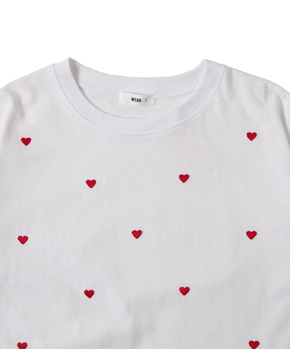 WEGO リボンデザイングラフィックショートT 