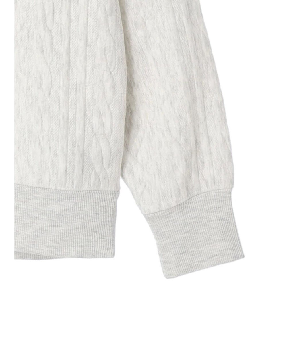 CRAFT STANDARD BOUTIQUE ケーブル柄カットプルオーバー2 