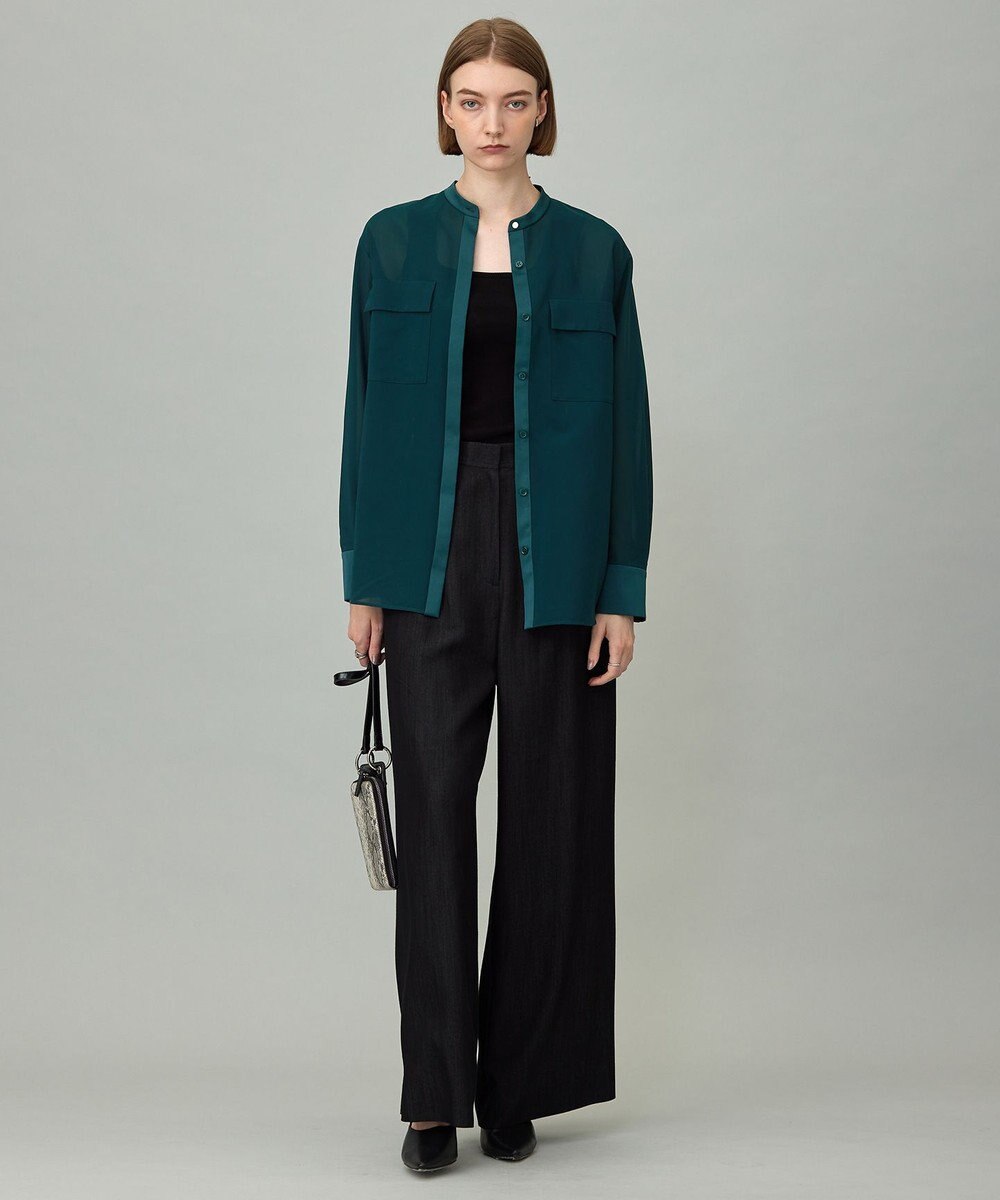 ICB 【洗える】【OUR WACOAL コラボ】カップイン スクエアネック タンクトップ 