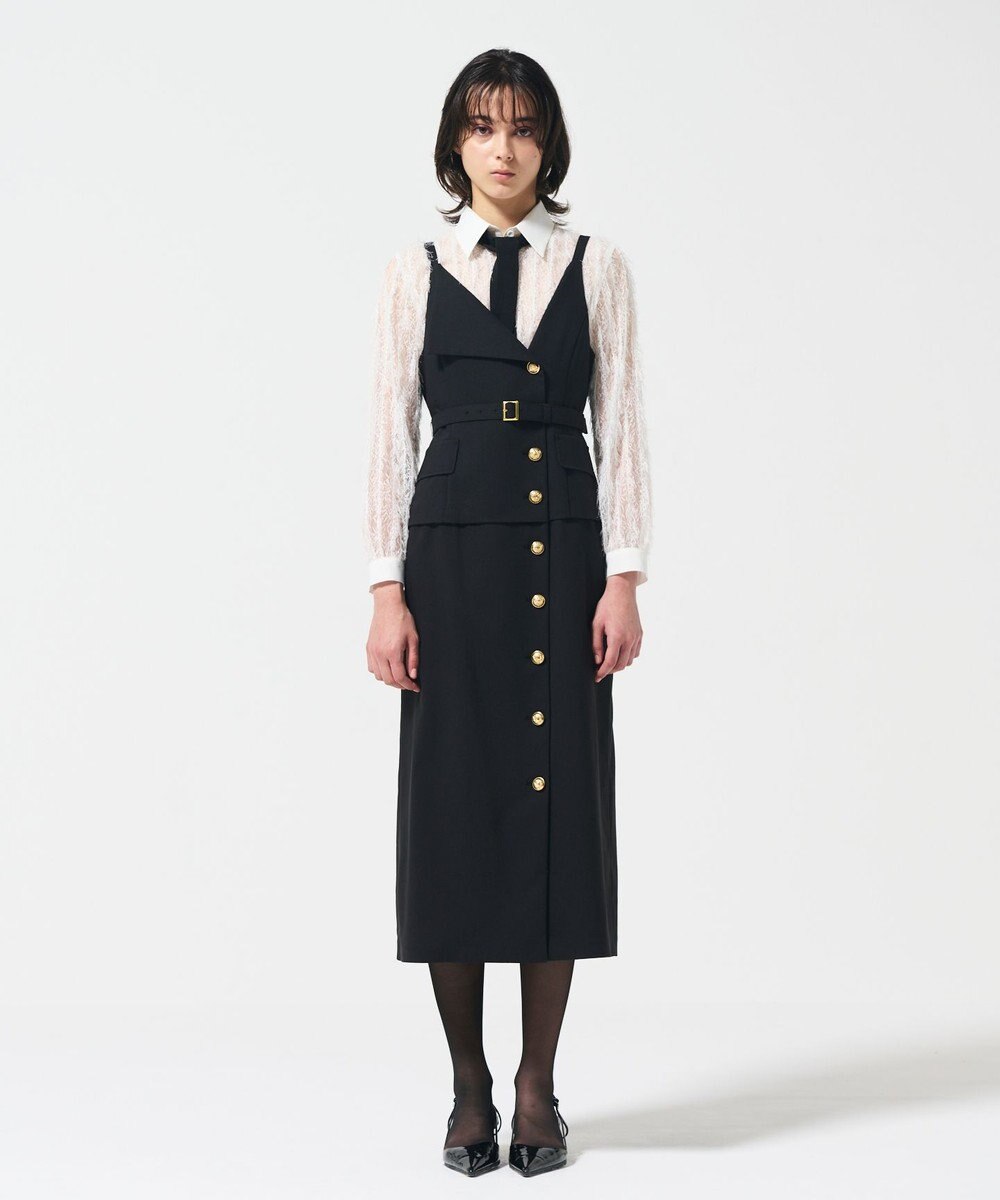 GRACE CONTINENTAL タイトテーラージャンパースカート 