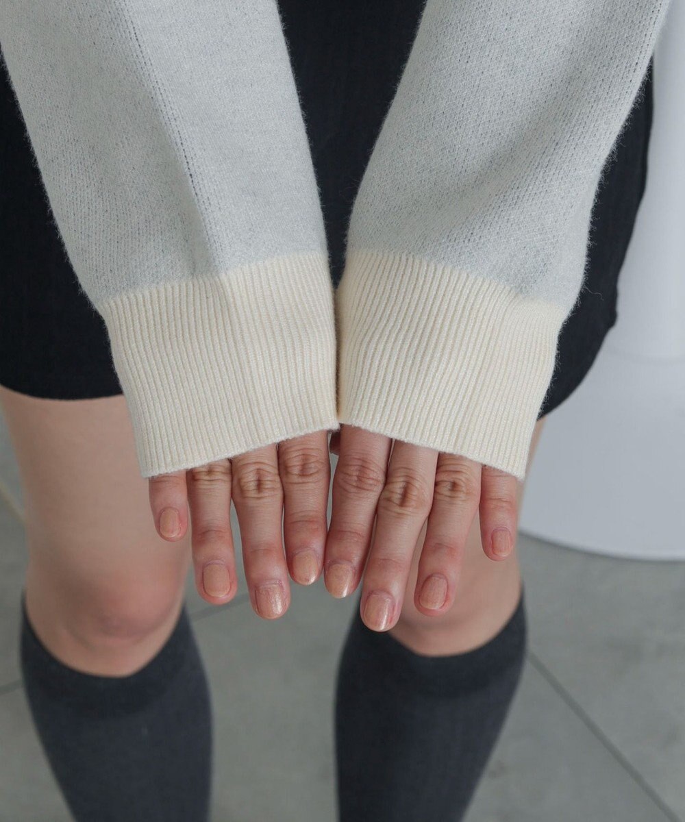 WEGO シャツドッキングジャガードニット 