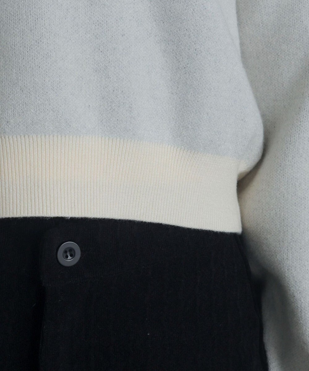 WEGO シャツドッキングジャガードニット 