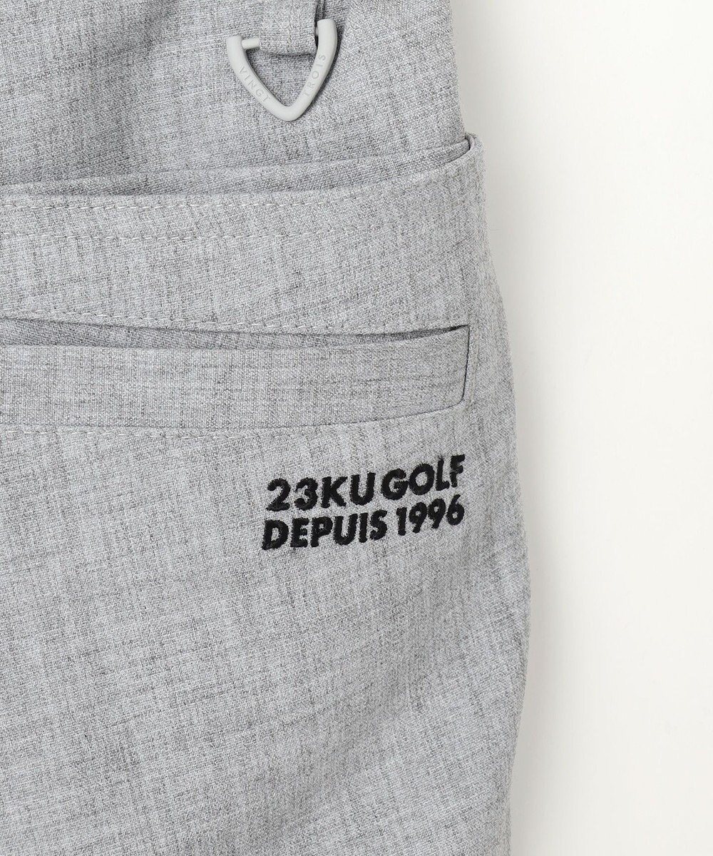 23区GOLF 【MEN】ウールライク　ワンタックテーパードパンツ 