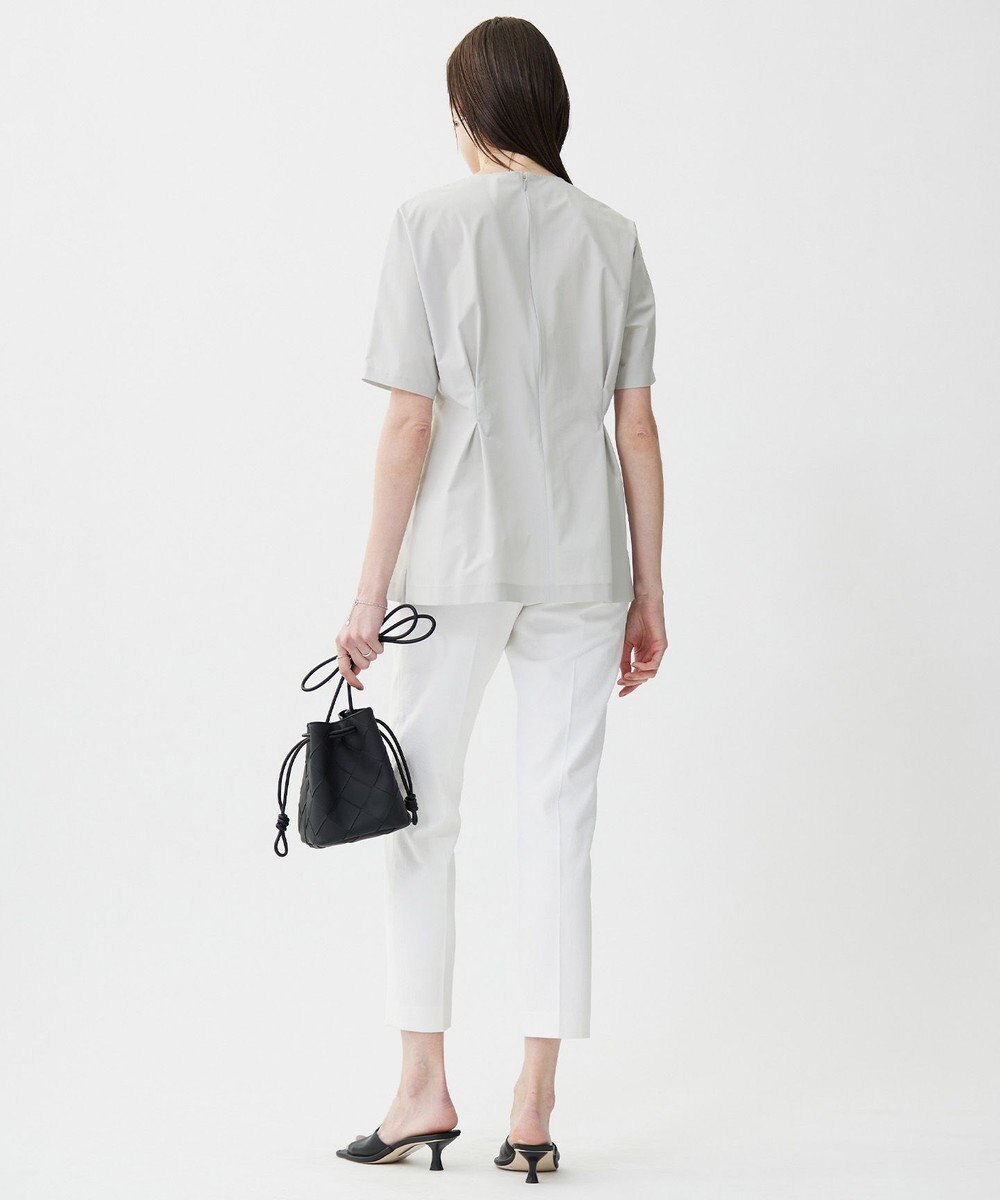 ICB L 【接触冷感・撥水・UVケア・洗える】 プルーフ4WAYタフタ ブラウス 