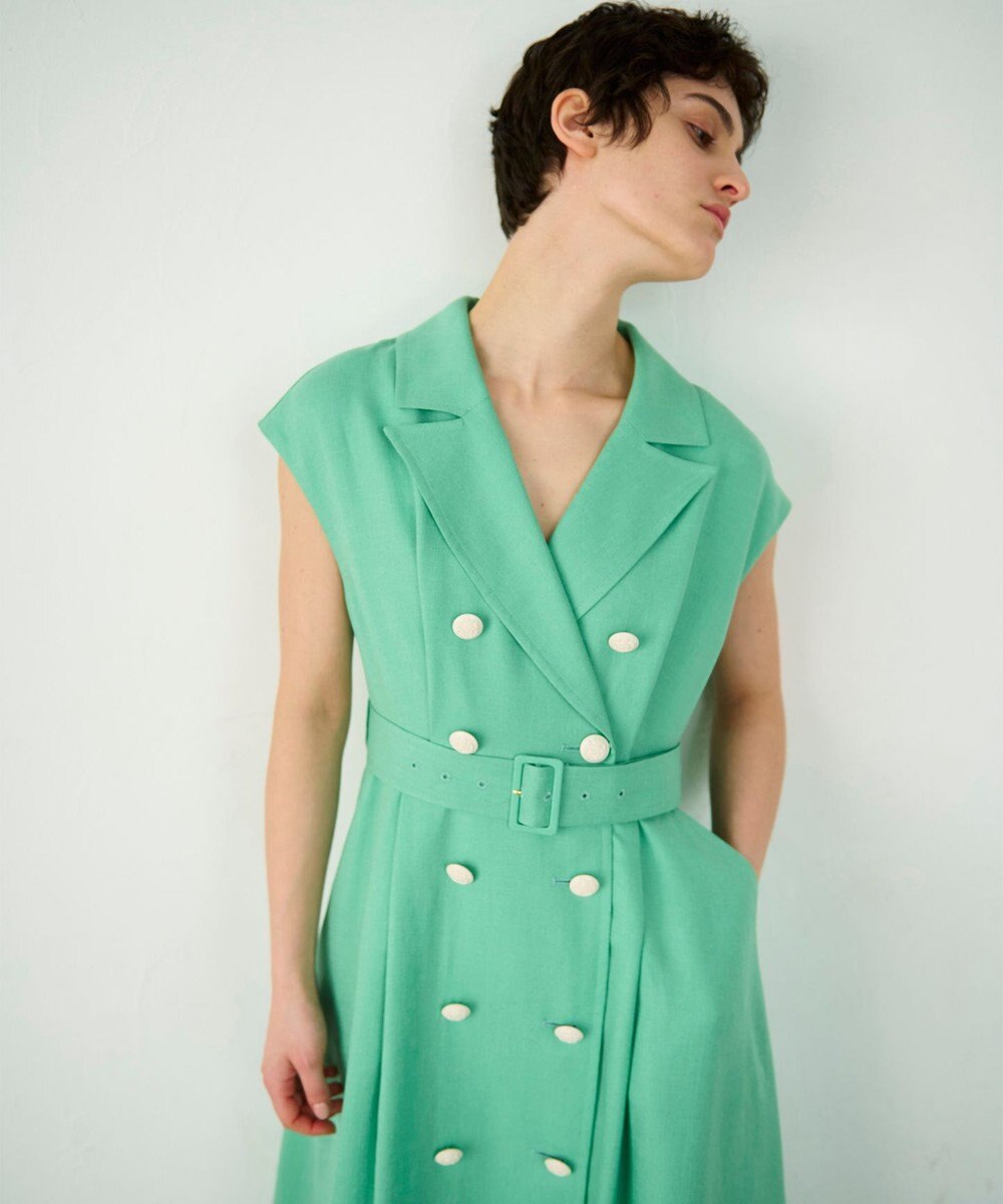 GRACE CONTINENTAL テーラーフレアワンピース 