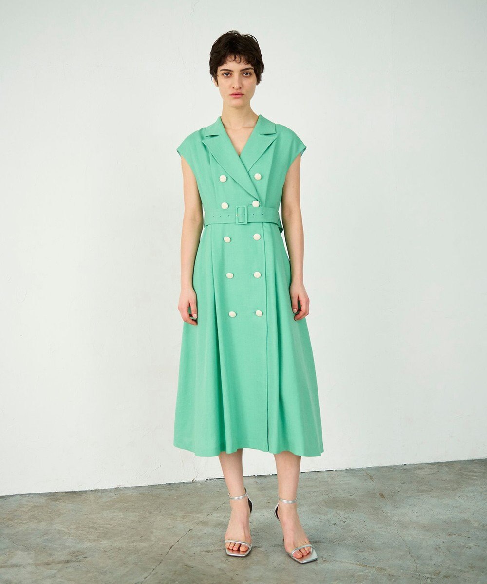 GRACE CONTINENTAL テーラーフレアワンピース 