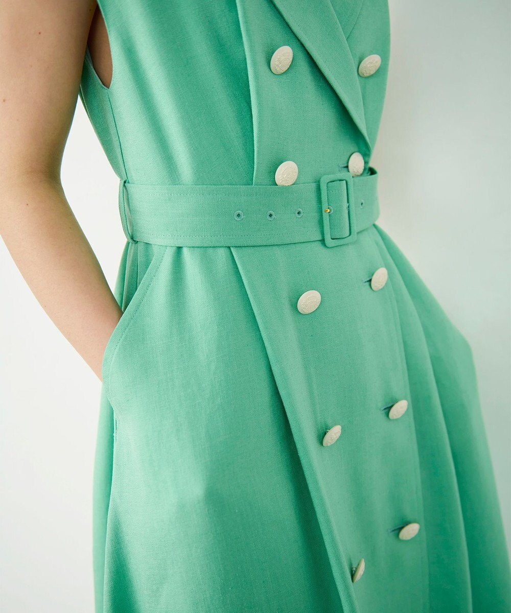 GRACE CONTINENTAL テーラーフレアワンピース 