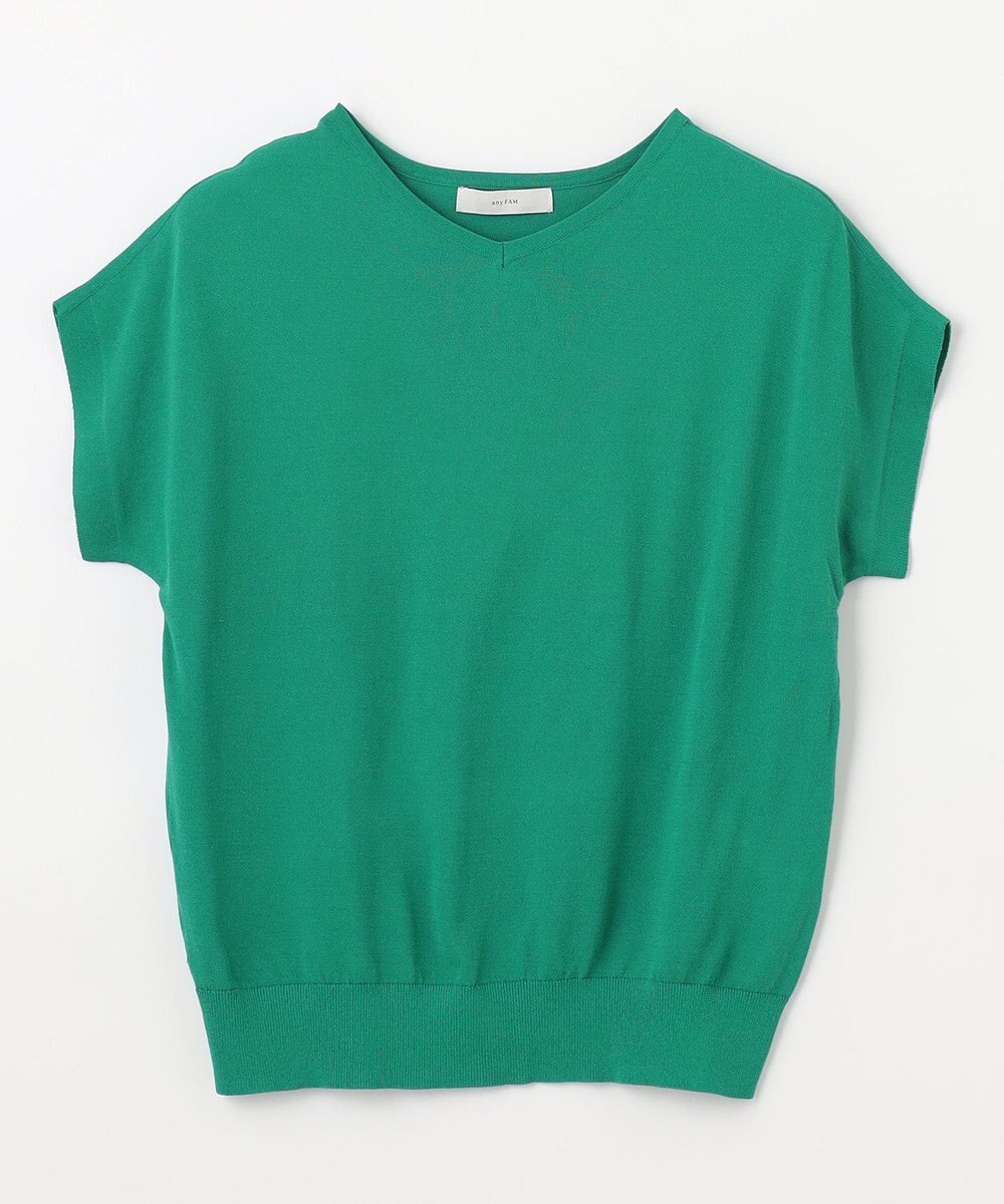 ANY L ハーフスリーブニット 