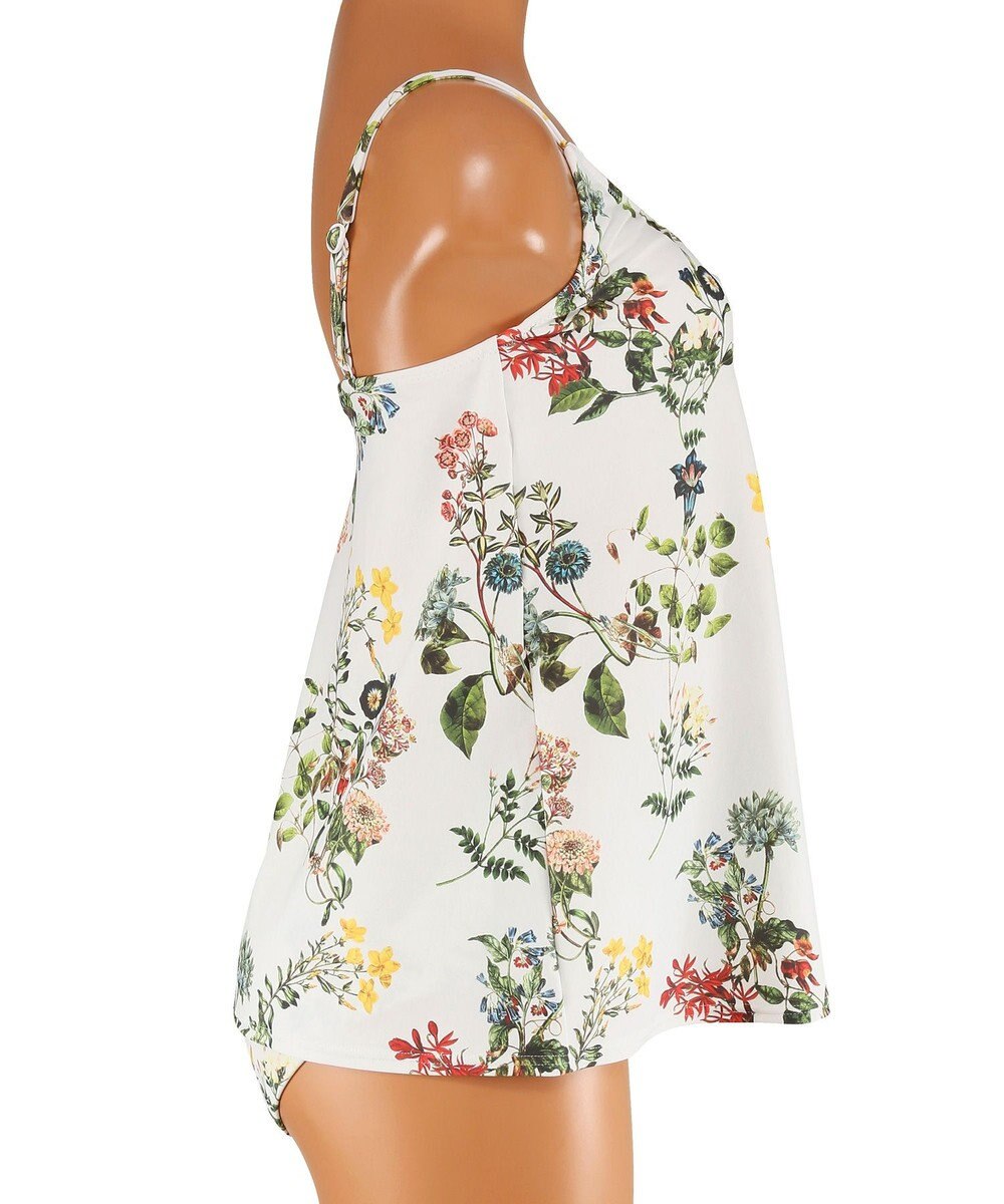 San-ai Resort（三愛水着楽園） ショルダードレス３点セット　13L・15L　【Coral veil（コーラルヴェール）】 