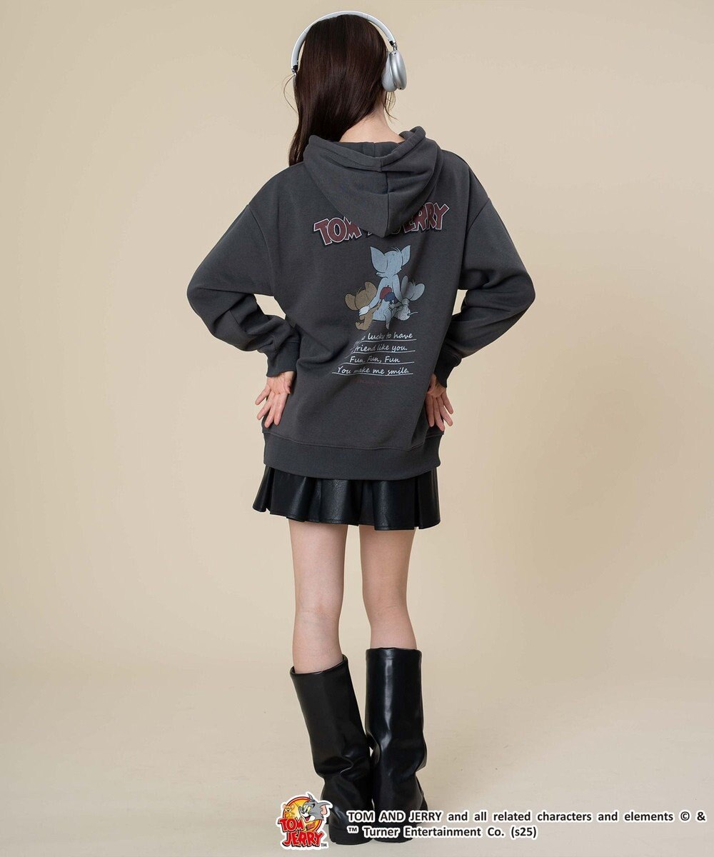 WEGO 【ユニセックス着用ITEM/25年秋冬新作】TOMandJERRYグラフィックプルオーバー 