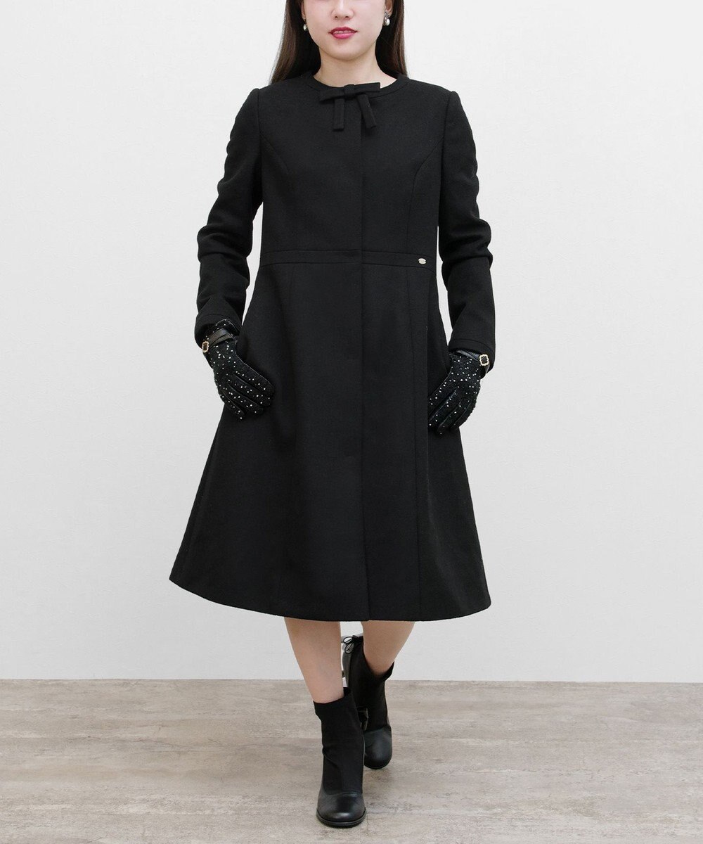 TOCCA 【WEB限定カラー有り】【消臭】MILKY PUFF リボンウールコート 