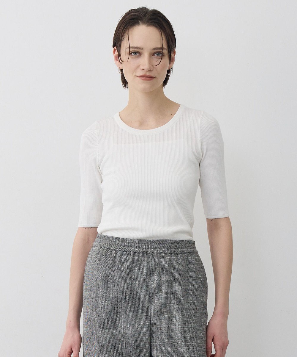 ICB 4×2リブ プルオーバーカットソー 