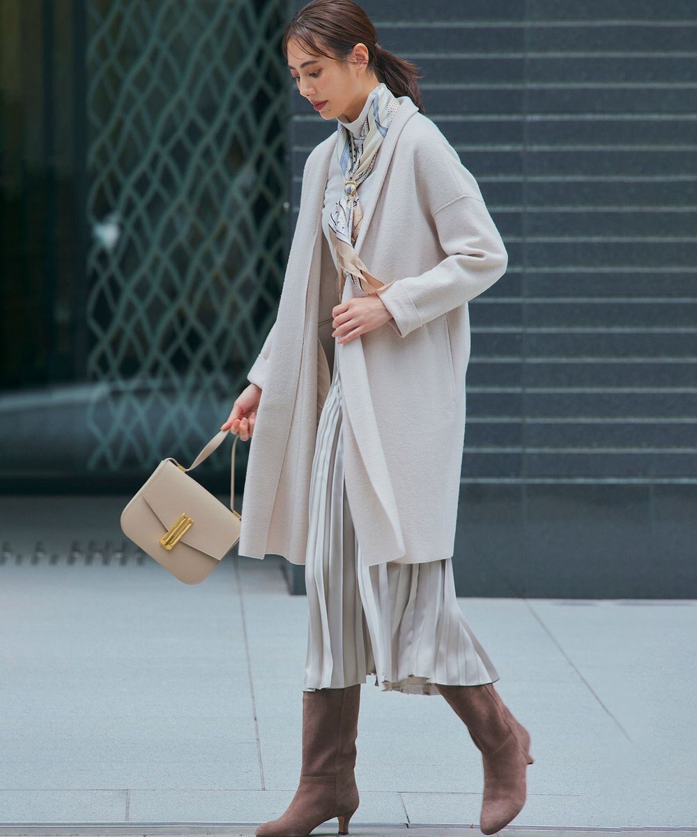 23区 スウェード ヒール ブーツ 