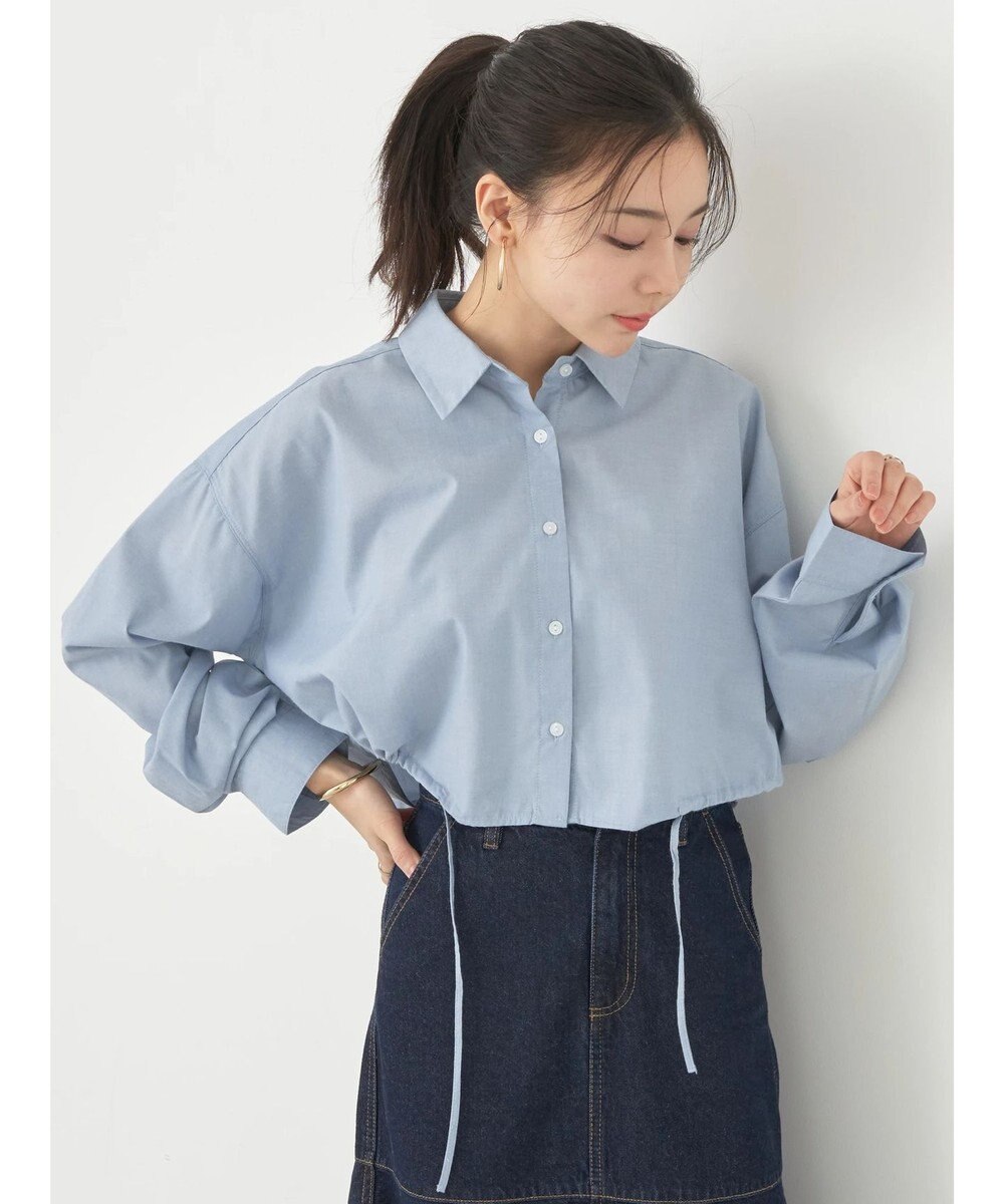 earth music&ecology ドロストヘムショートシャツ 