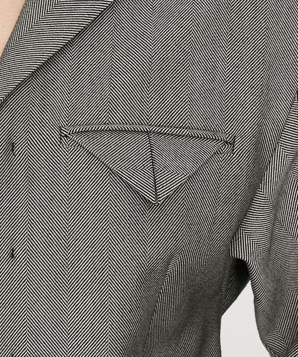 uncrave ヘリンボーンスーツ オールインワン（uncrave WHITE） 